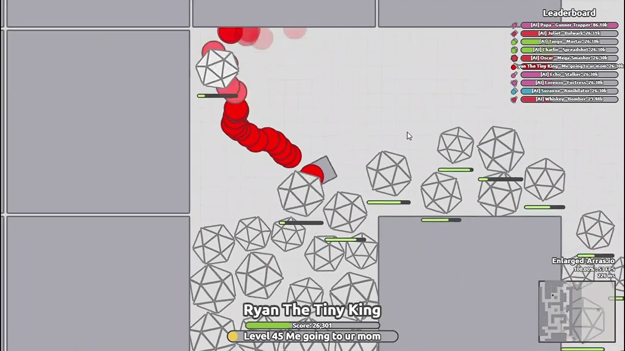 Enlarged Arras.io v2 Gameplay 2