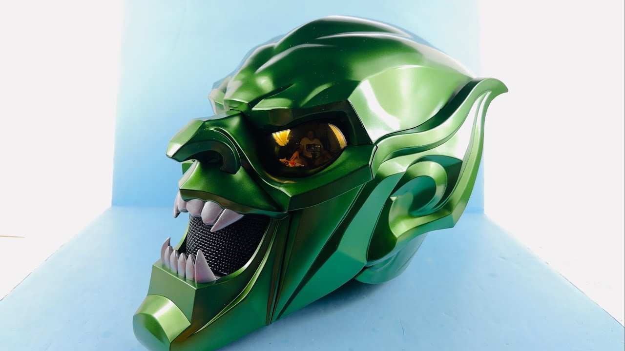 Marvel Legends Spider-Man No Way Home GREEN GOBLIN HELMET Video Review