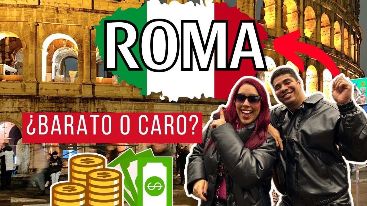 PRIMER dia en ROMA 🇮🇹 | ¿CUANTO GASTAMOS? Te contamos QUE HACER desde el AEROPUERTO | 2025