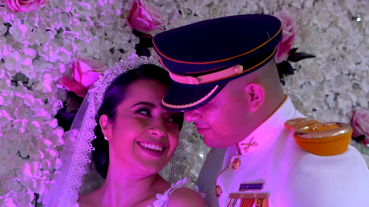 Boda militar Danny y Silvana
