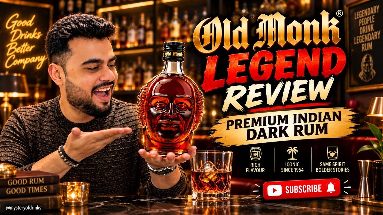 Old Monk Legend Review | Premium Indian Dark Rum Explained 🥃 | Mystery of Drinks