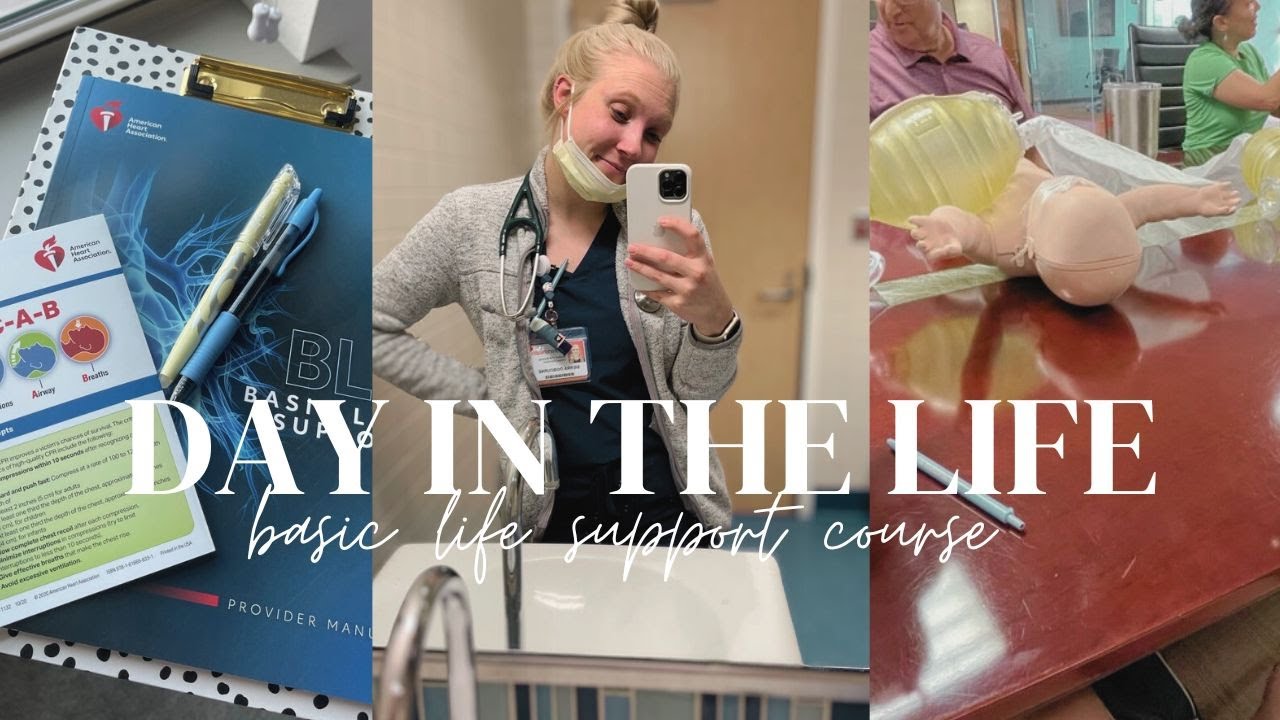 DAY IN THE LIFE | American Heart CPR course and resources, prep with me for work, get to know me!