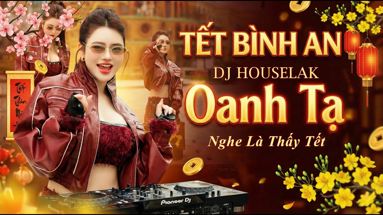 OANH TẠ – DJ HouseLak | Nhạc Tết Nghe Trên Xe Vol 3 | Tết Bình An | Một Năm Mới Đã Qua Cùng Nhau Đón