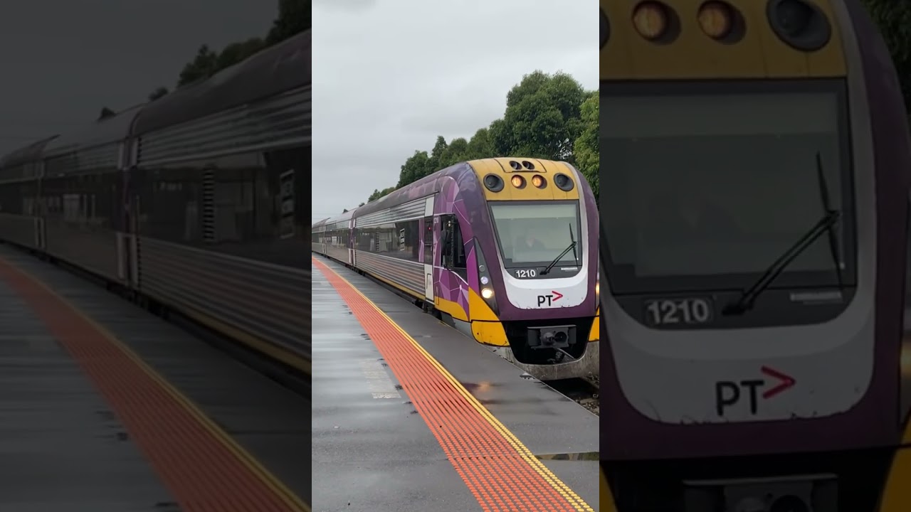 V/Line VLocity VL10 Arriving at Ardeer Station #train #melbourne #transport #victoria #viral