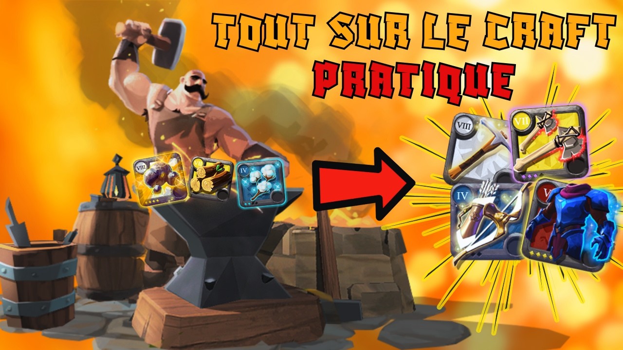 TOUT SAVOIR SUR LE CRAFT D'ALBION ONLINE EN 2025