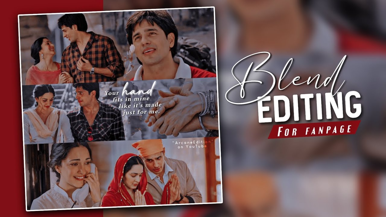 Blend edit tutorial PicsArt 🍁| Couple blend edit tutorial for fanpage