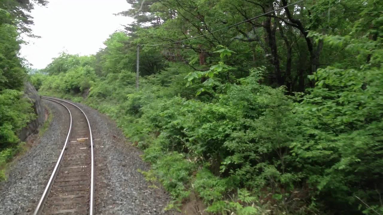 釜石線 普通列車 前面展望 車窓 宮守&rarr;柏木平/ キハ100