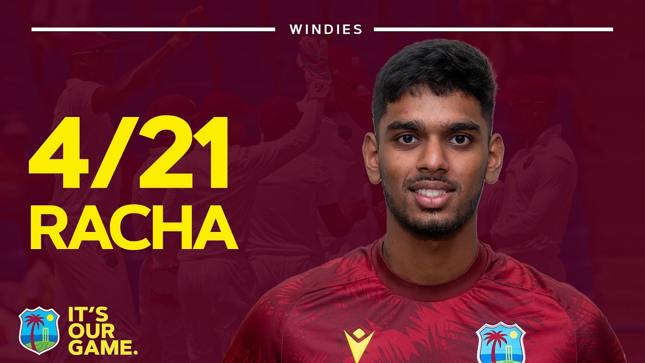 Young Speedster Takes 4️⃣ Wickets To Win Match For West Indies | U19 7th yODI