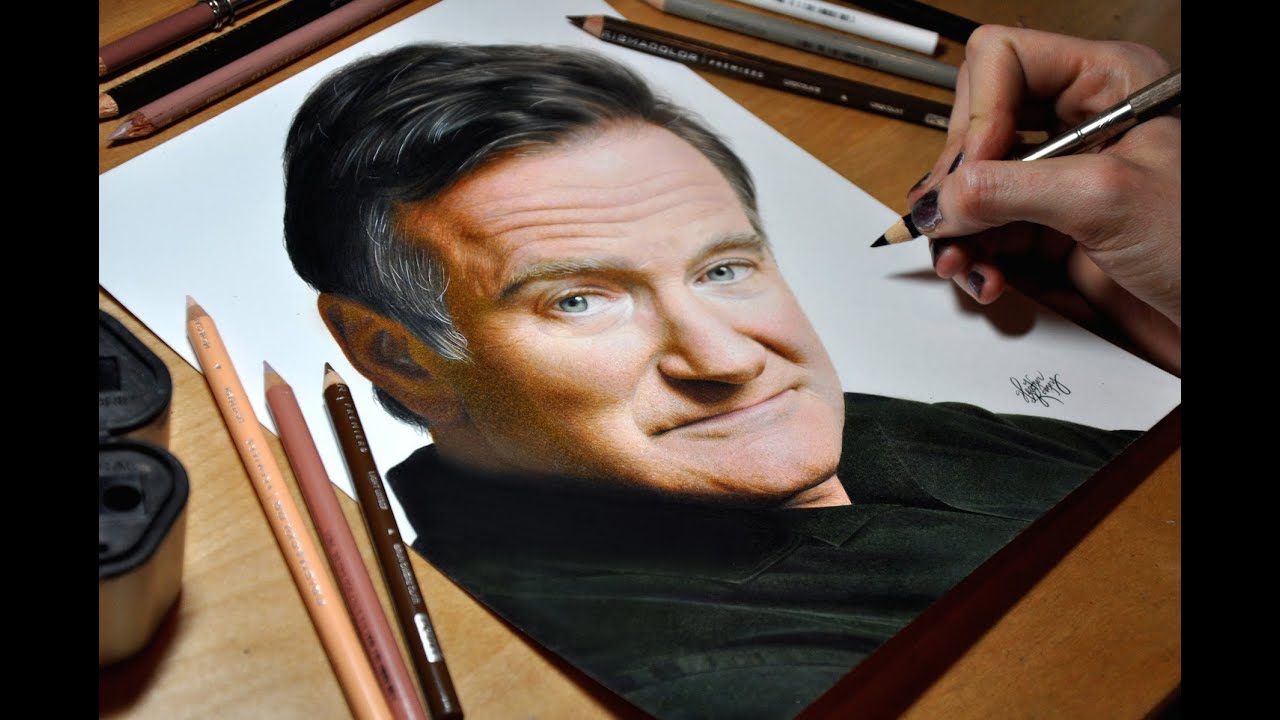 Drawing Robin Williams