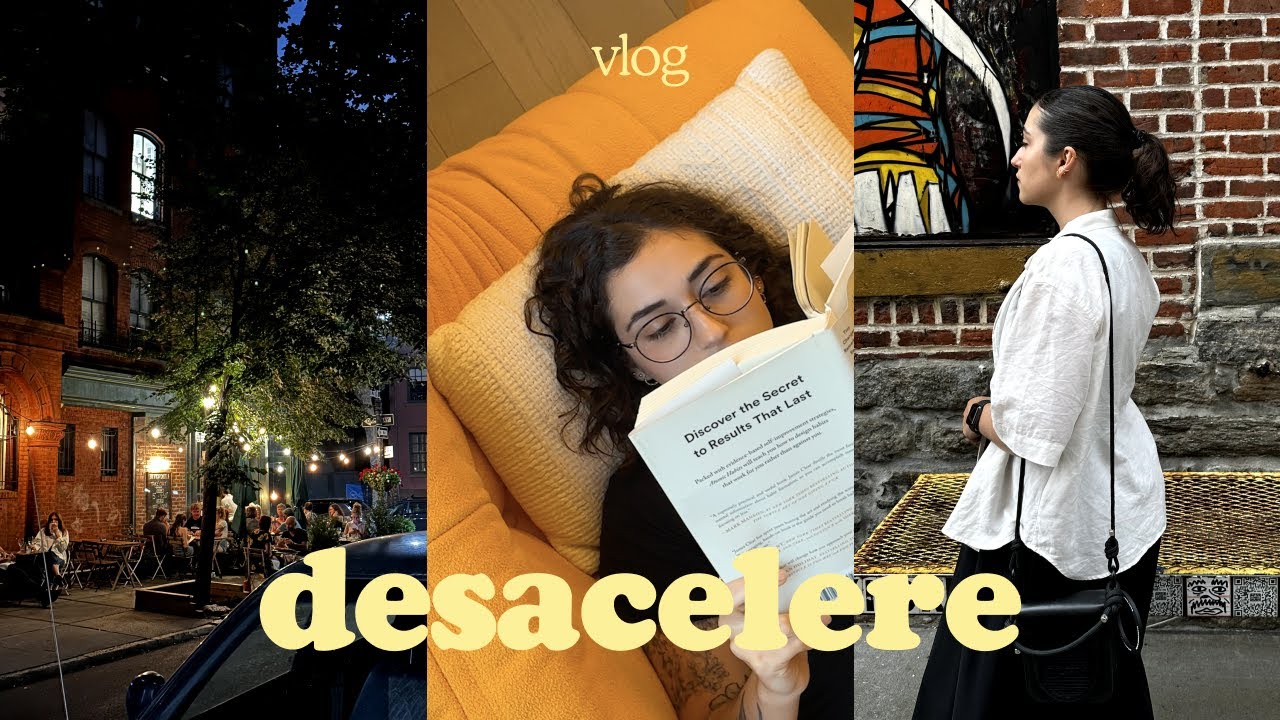 minha rotina morando em nova york | por que desacelerar? vivendo um dia de cada vez