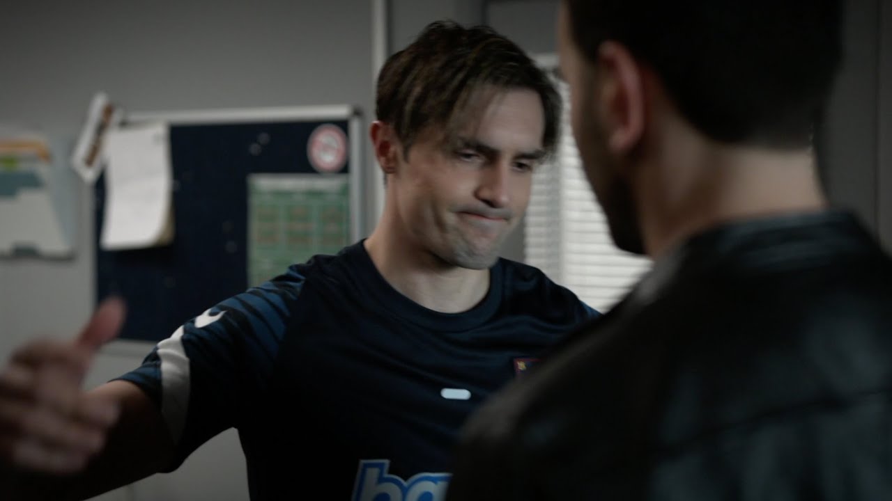 Jamie Tries to Hug Roy (Ted Lasso)