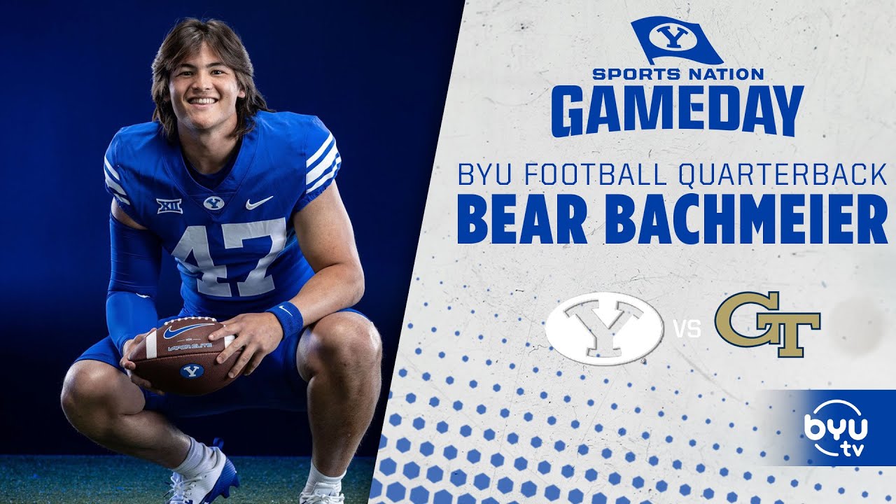 Интервью с Беаром Бахмайером после матча Pop Tarts Bowl между командами BYU и Georgia Tech | BYUtv