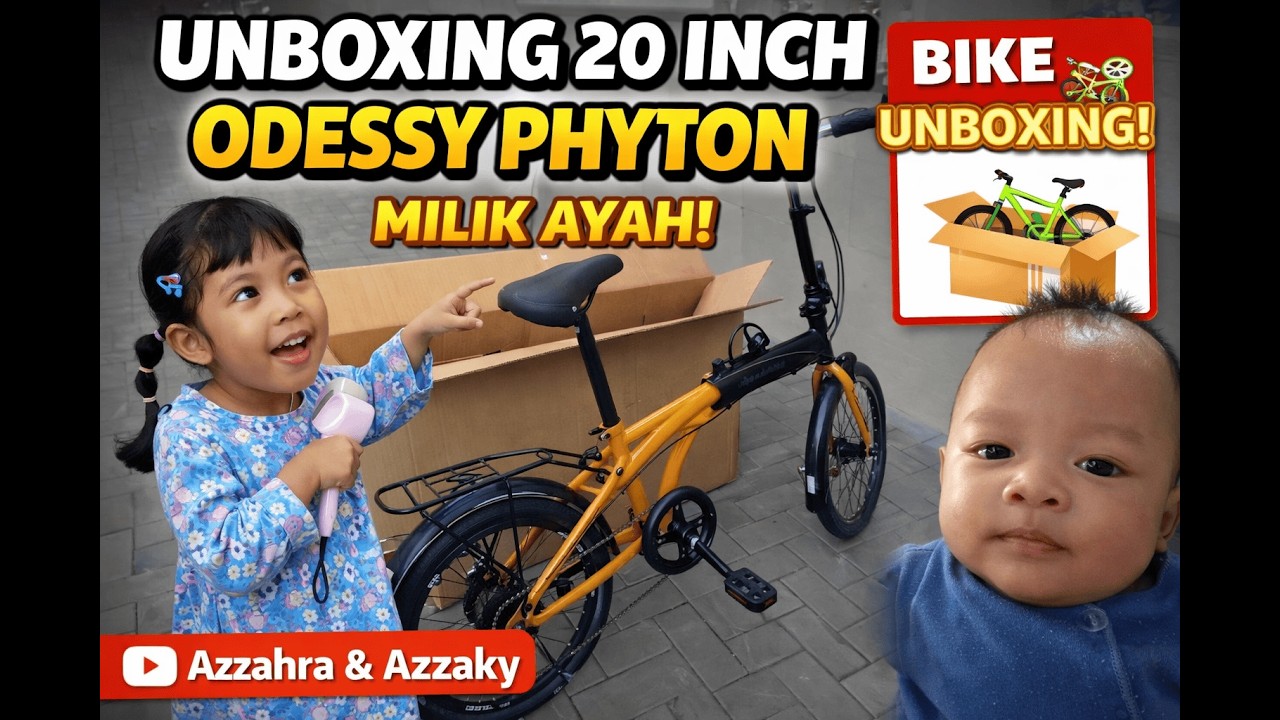 UNBOXING FOLDING BIKE 20 INCH - ODESSY PHYTON