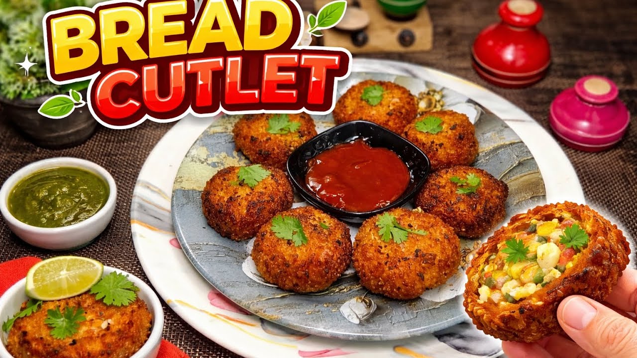 BreadCutlet#EveningSnacks#TeaTimeSnacks#CrispySnack#Easysnack#quickrecipe#breadsnack#5minssnack