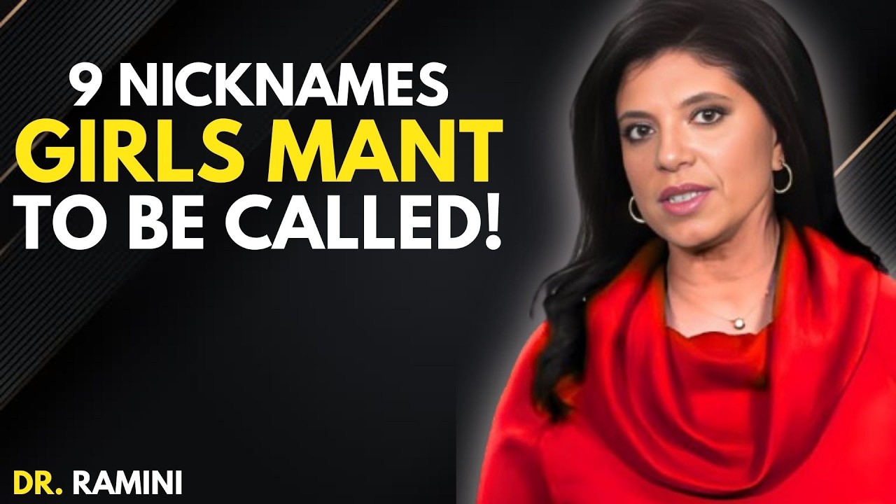 9 Cute Nicknames Women Secretly Love (That Trigger Instant Attraction)| Dr Ramani