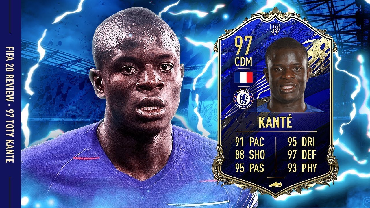 TOTY KANTE 97! THE BEST CARD IN FIFA! FIFA 20 ULTIMATE TEAM