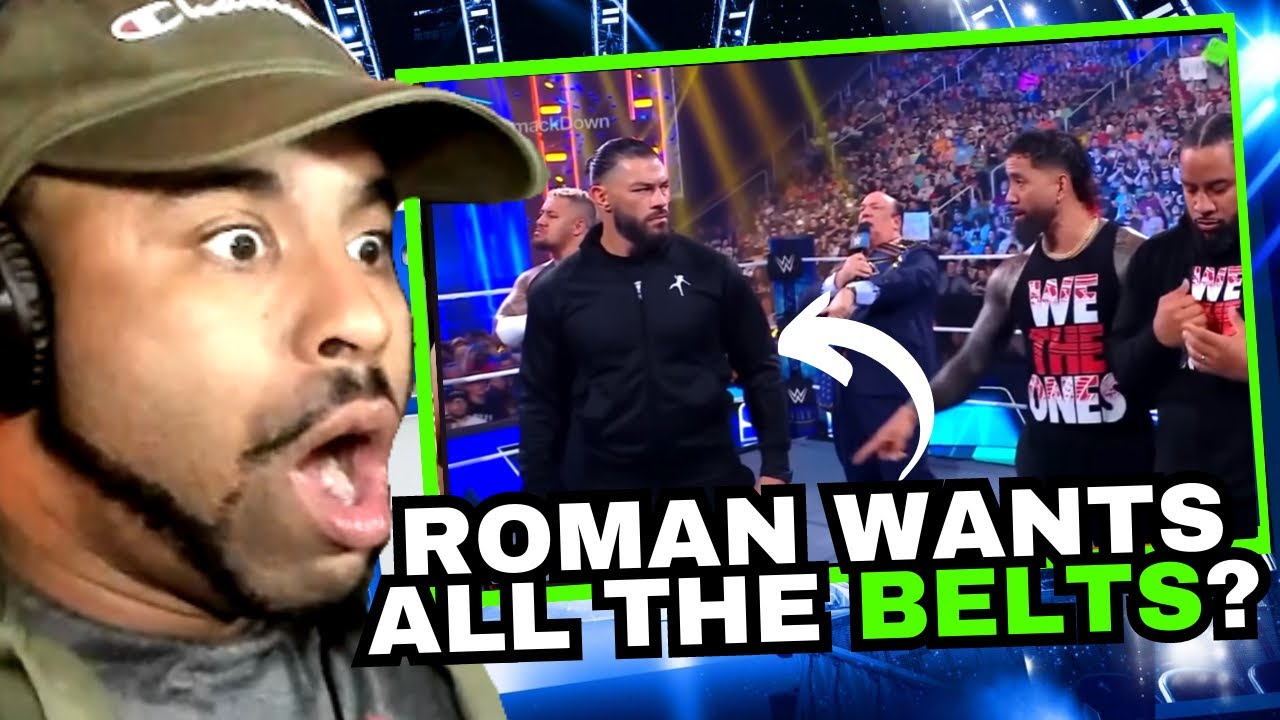 Roman Reigns WANTS ALL of the Belts . . and the Smoke - WWE SMACKDOWN REACTION!!