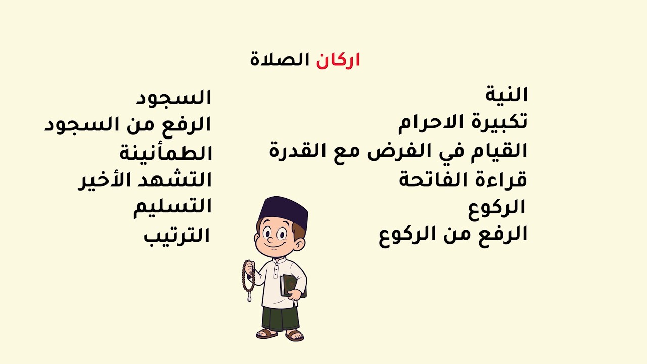 أركان الصلاة (الجزء 2).. أفعال لا تصح صلاتك بدونها! ✨ | خلاصة الحكاية