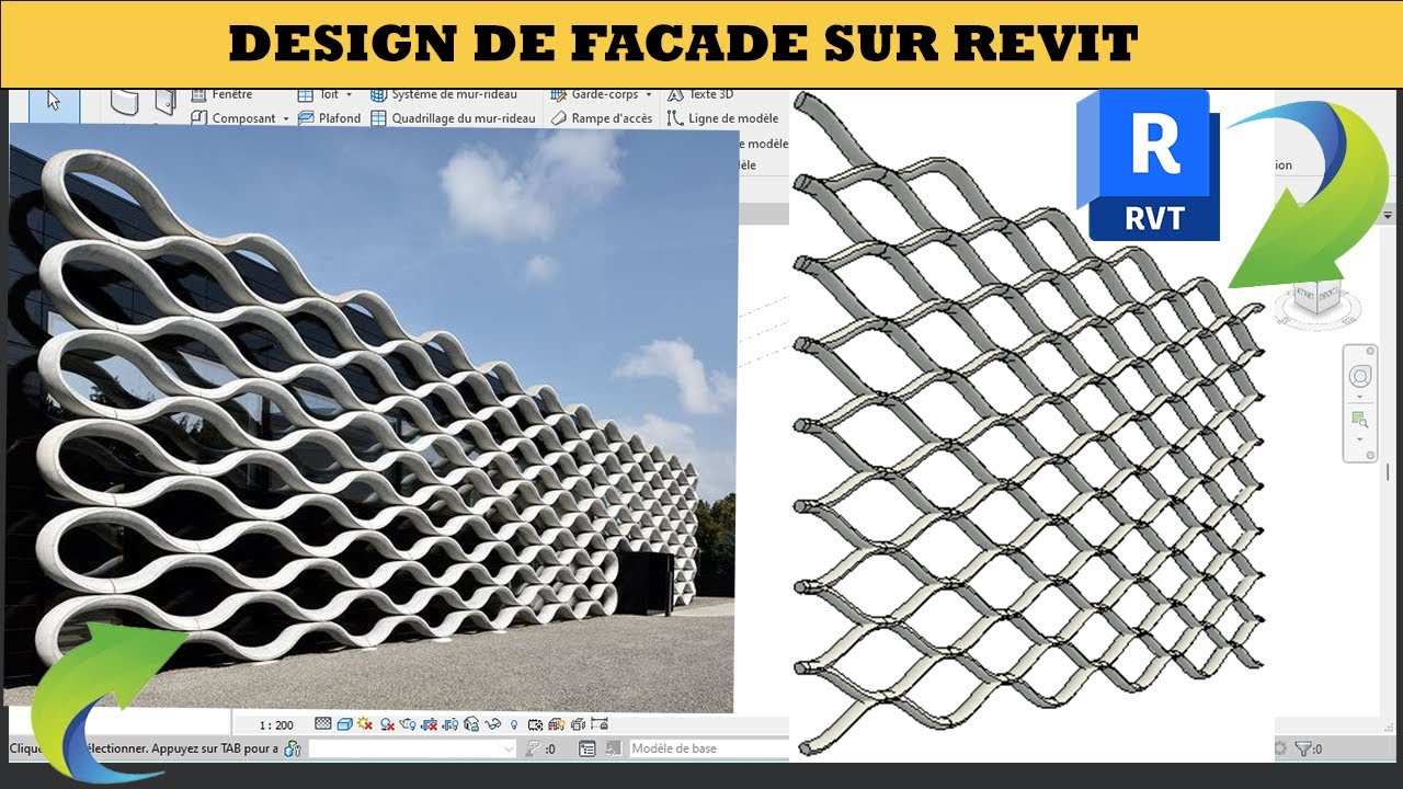 Design de façade sur revit