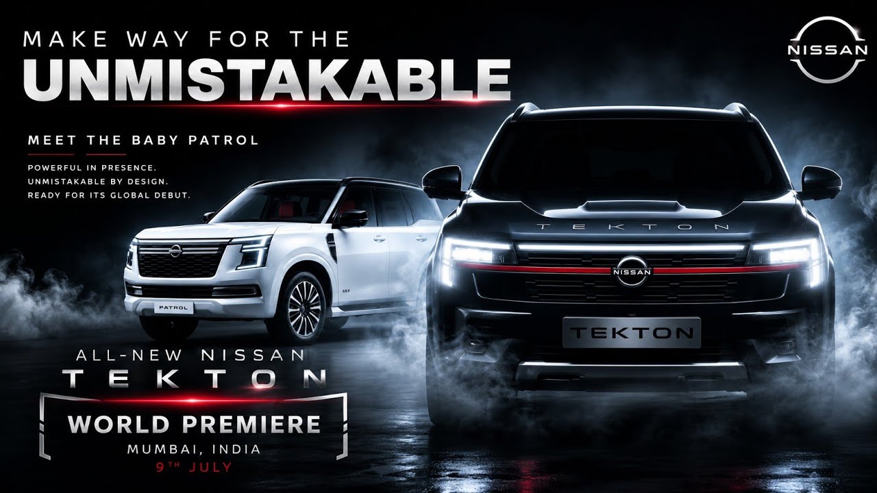 🚨 All-New NISSAN TEKTON 2026 Official Teaser Out!  Launching 09.07.2026 #nissan #nissanindia 