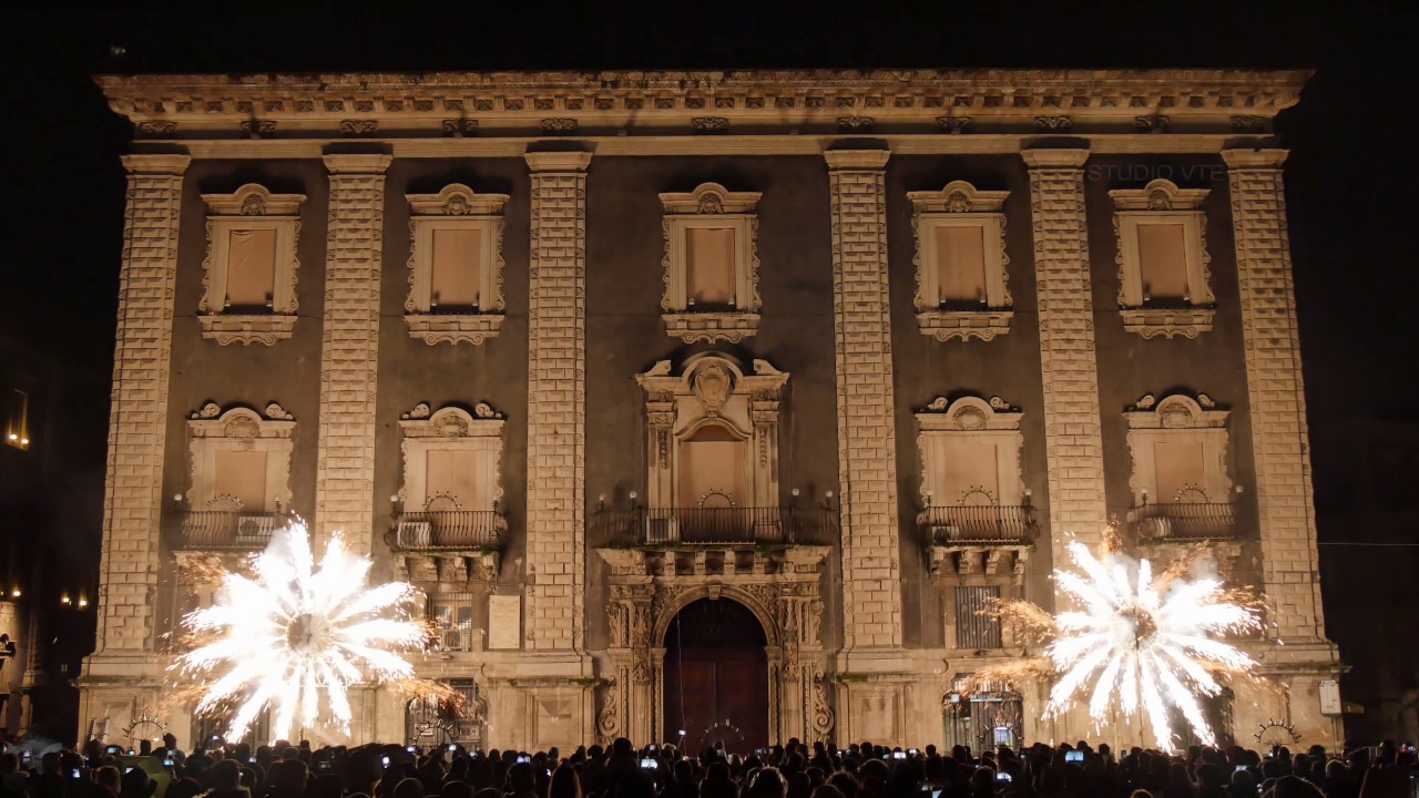 S AGATA 2017 FUOCHI BAROCCHI PALAZZO DEI CHIERICI 4K HDR