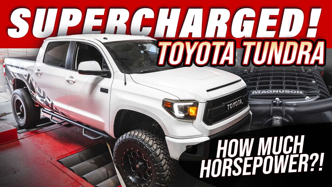 We Supercharged the Toyota Tundra 5.7 V8! /// How much Horsepower!?