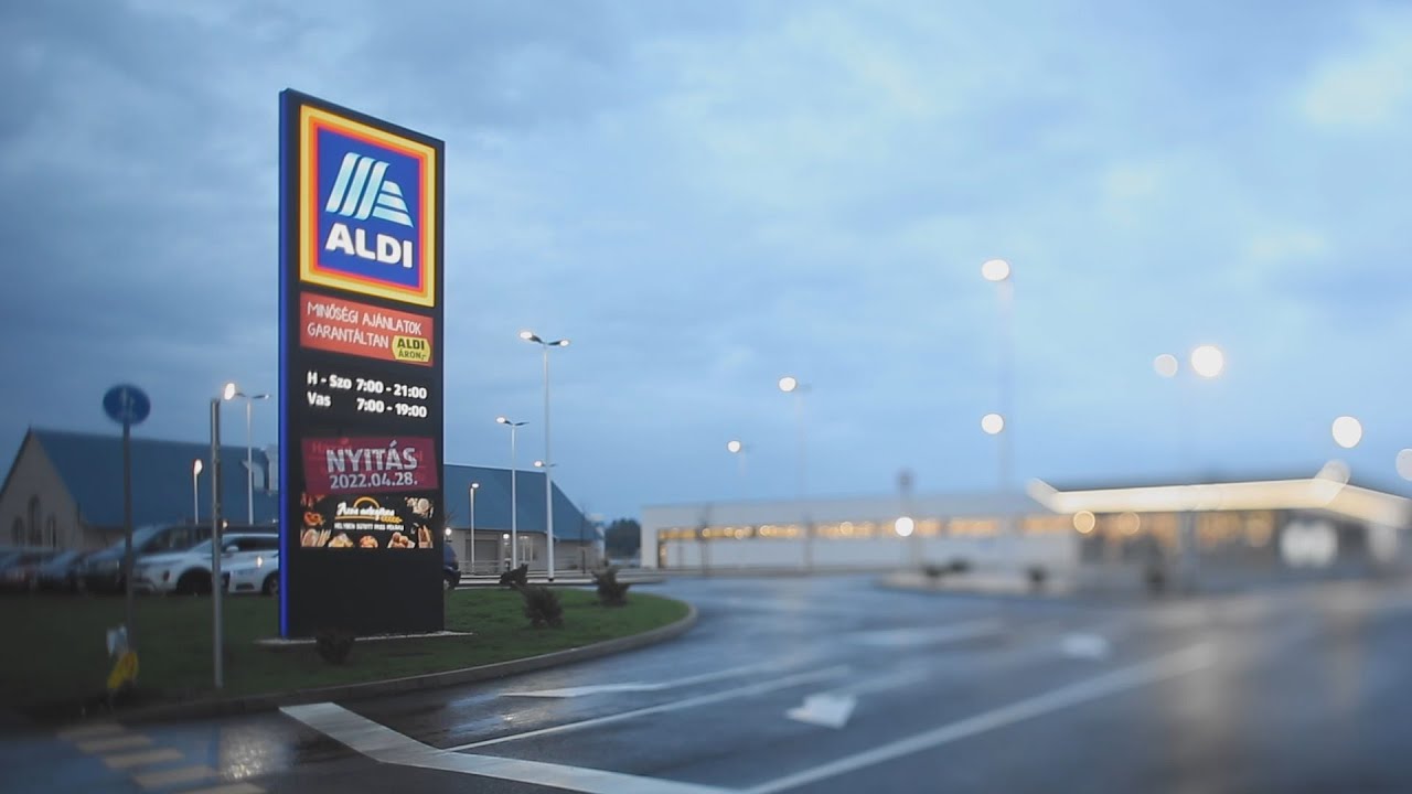 Megnyílt Egerben az Aldi - 2022.04.29.