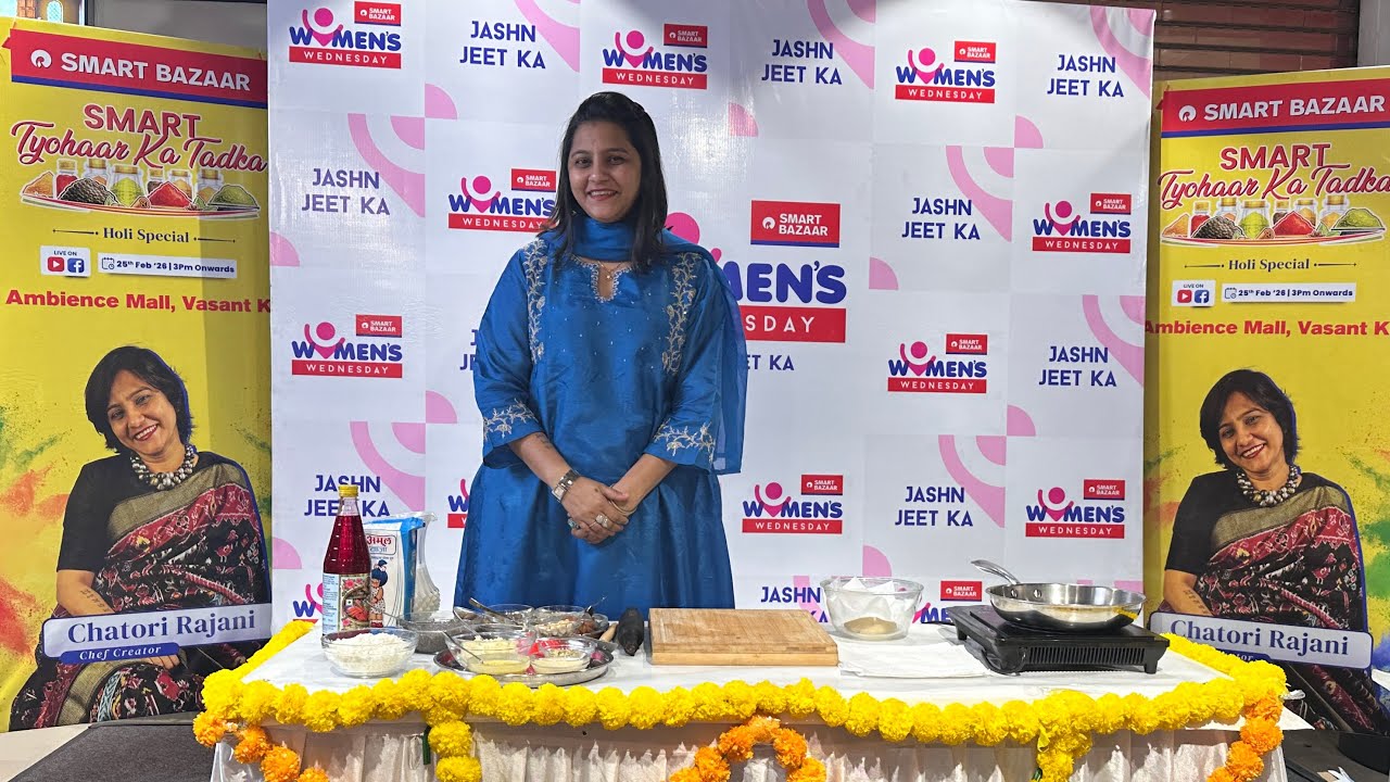 Holi celebration at Smart Bazaar 🌈💫
