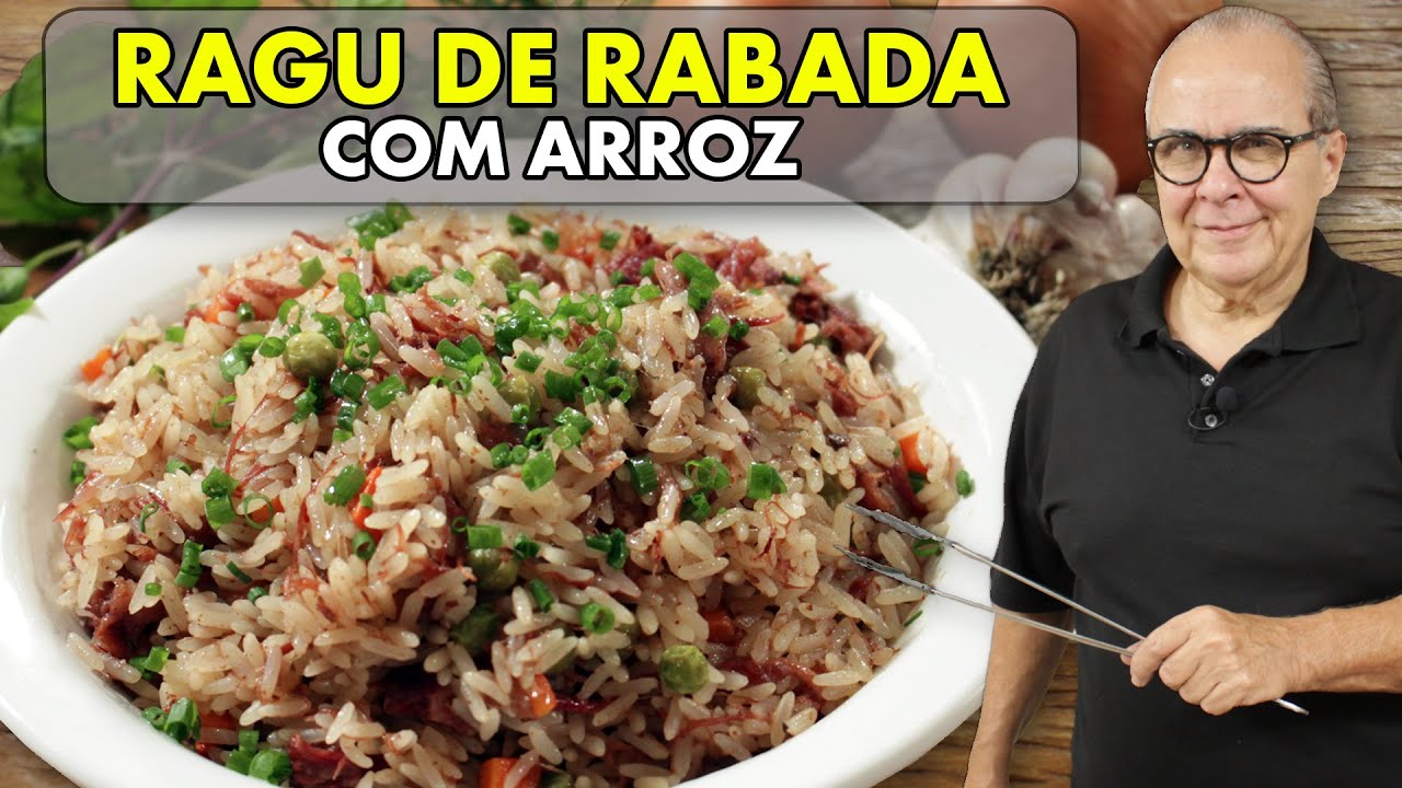 APRENDA A FAZER O MELHOR RAGU DE RABADA COM ARROZ COM O CHEF TAICO