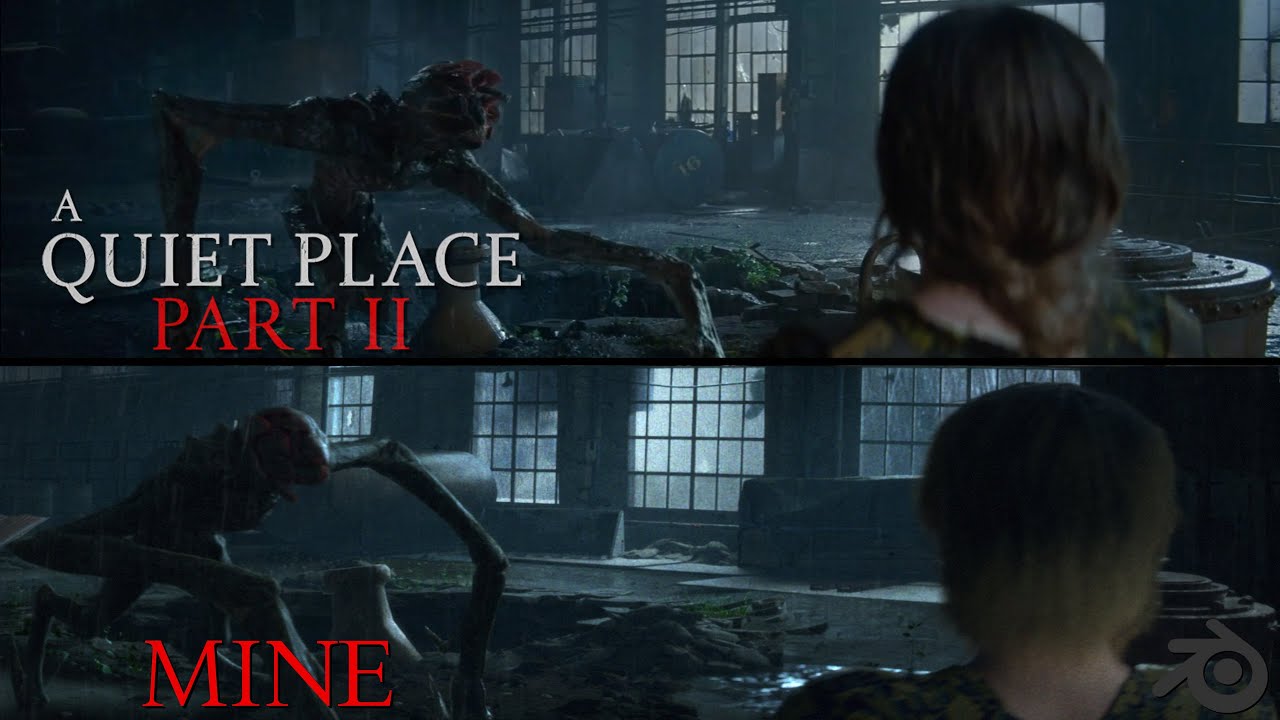 I Remade Quiet place VFX in Blender!