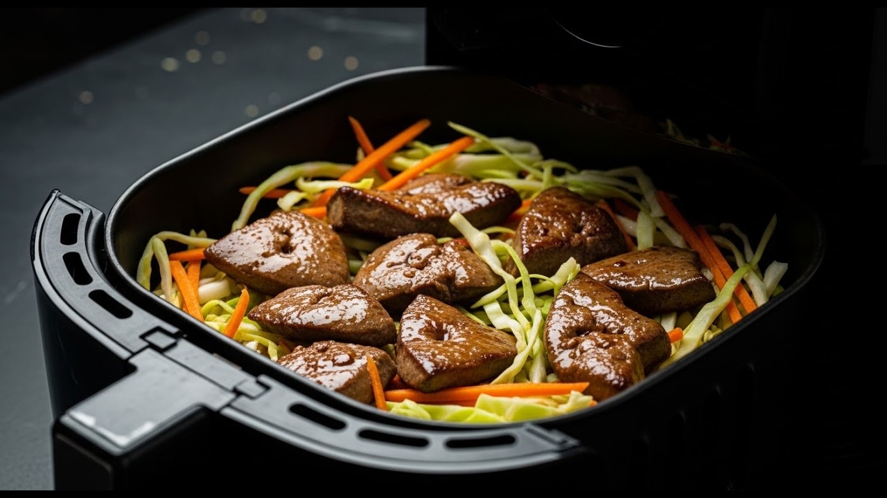 Air Fryer Liver & Veggies – Fast, Healthy & Delicious!