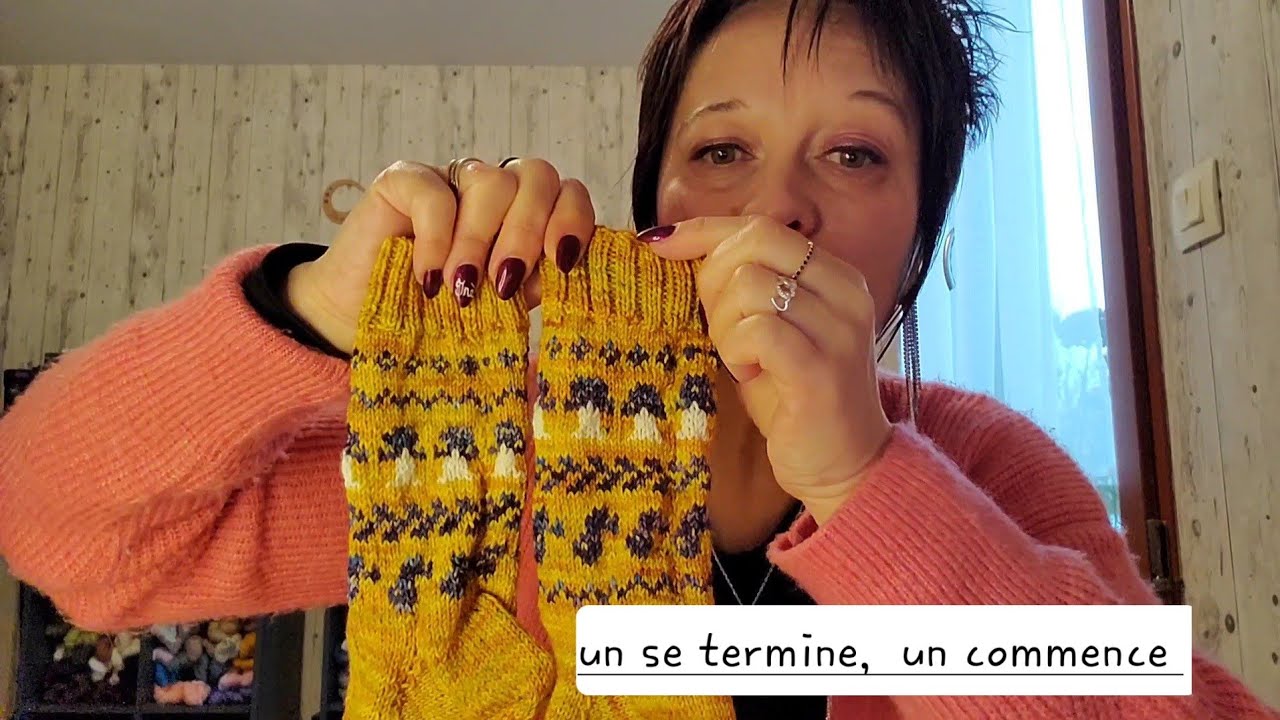 Encours fini, nouveau projet et teinture de la semaine #tricot 
