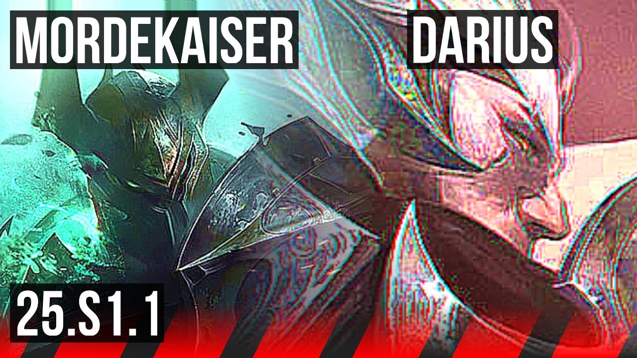 MORDEKAISER vs DARIUS (TOP) | NA Grandmaster | 25.S1.1
