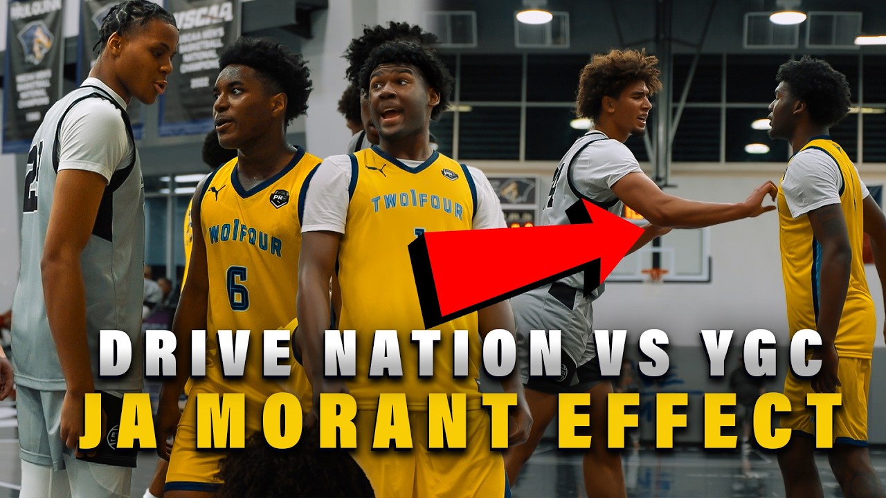 THEY DON'T LIKE EACH OTHER!! Drive Nation EYBL VS YGC PRO 16 | 2026 THE CIRCUIT LEAGUE
