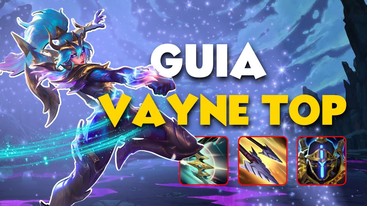 COMO jugar VAYNE top! La Build que DESTROZA TODO 💥🏹