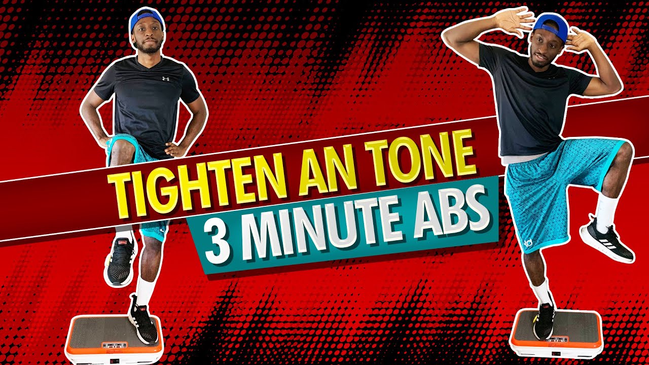 Тренировка пресса стоя | Тренажер для всего тела с вибрацией | Powerfit Elite