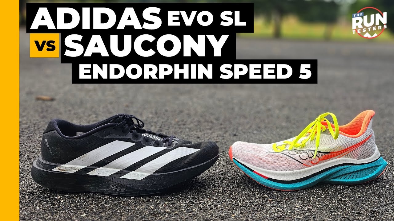 Adidas Evo SL vs Saucony Endorphin Speed 5: Best fast daily trainers and racers compared