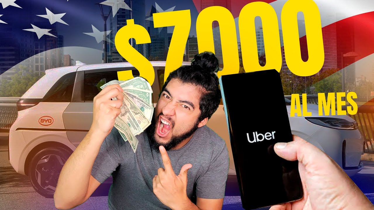GANE MAS DE 7,000🇺🇲 EN UBER Y TE DIGO HACERLO!!