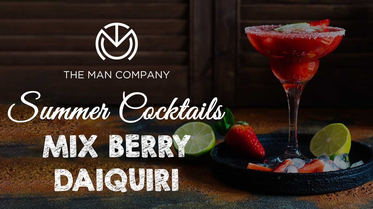 How To Make Mixed Berry Frozen Daiquiri Cocktail by Yangdup Lama - The Man Company | Rum Cocktail