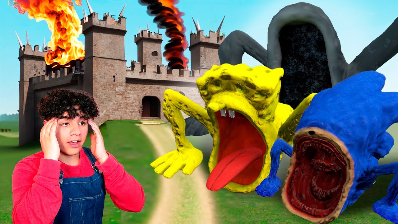 ¿Pueden 8 SEA EATERS TERRORIFICOS entrar en mi FORTALEZA?!