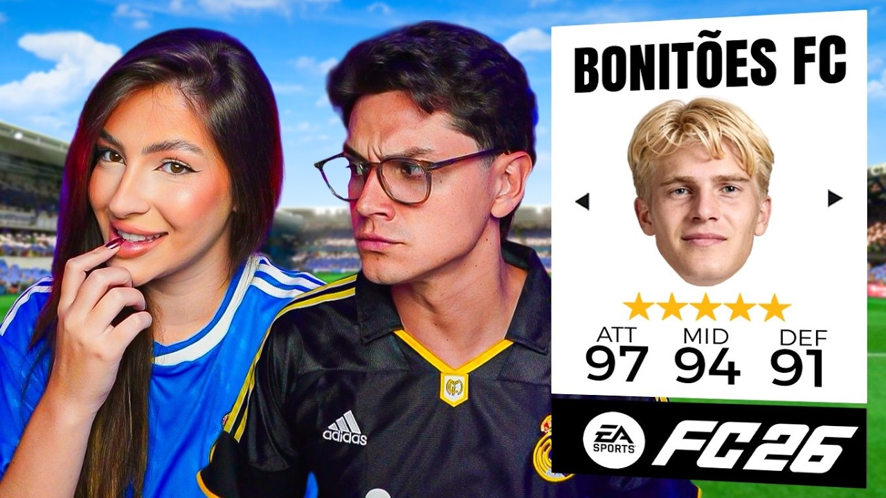 NAMORADA ESCOLHE os JOGADORES BONITOS no EAFC 26 😡