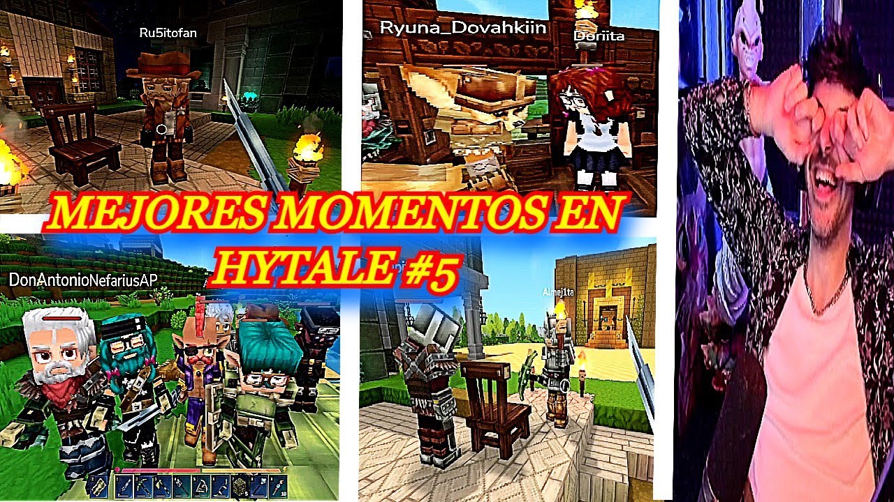 QUINTO DÍA EN HYTALE 😱🔥 NEXXUZ Y LOS ARKEANOS | LLEGA RUSITO Y CHICAS 🤣