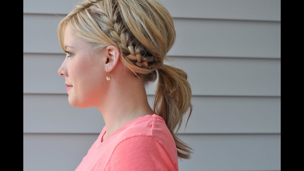 Half French Braid Ponytail