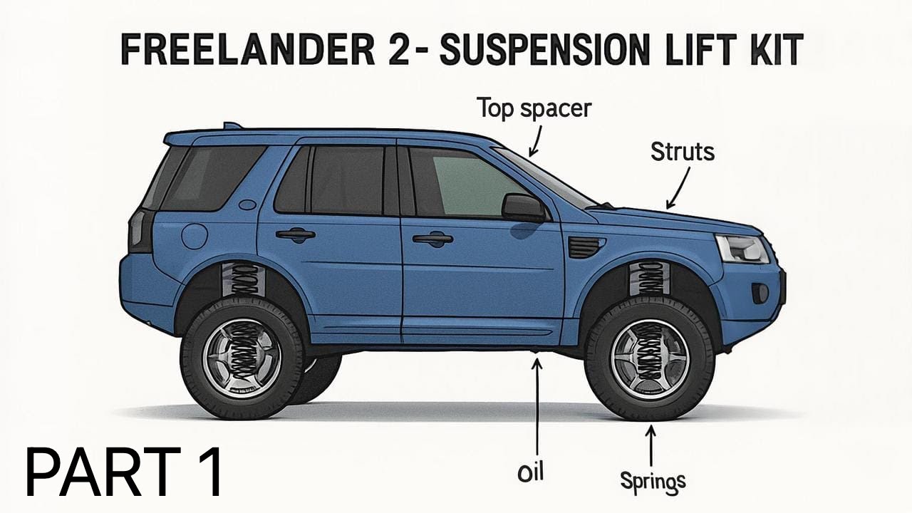 Land Rover Freelander 2 / LR2 Suspension Lift Part 1  - Introduction & cleaning