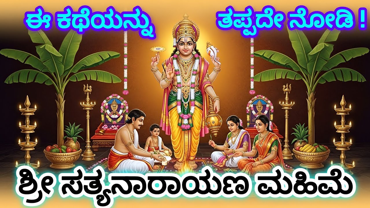 ಶ್ರೀ ಸತ್ಯನಾರಾಯಣ ಸ್ವಾಮಿಯ ಕರುಣಾಮಯ ಕಥೆ | ಕಲಿಯುಗದ ಮಹಾವ್ರತ