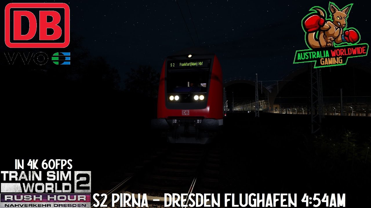 S2 Pirna - Dresden Flughafen 4:54am Nahverkehr Dresden : Train Sim World 2 Rush Hour