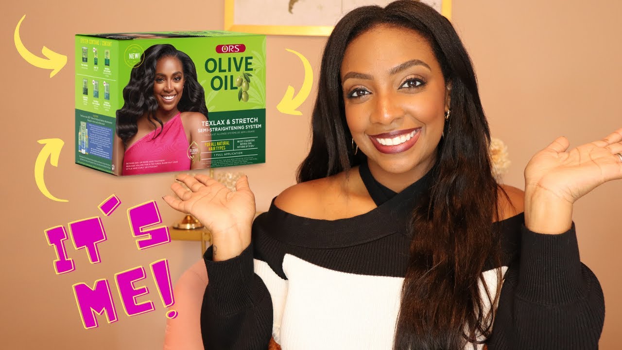 I'm on a Relaxer Box!!! Detailed Review of ORS Olive Oil Texlax & Stretch Semi-Straightening System