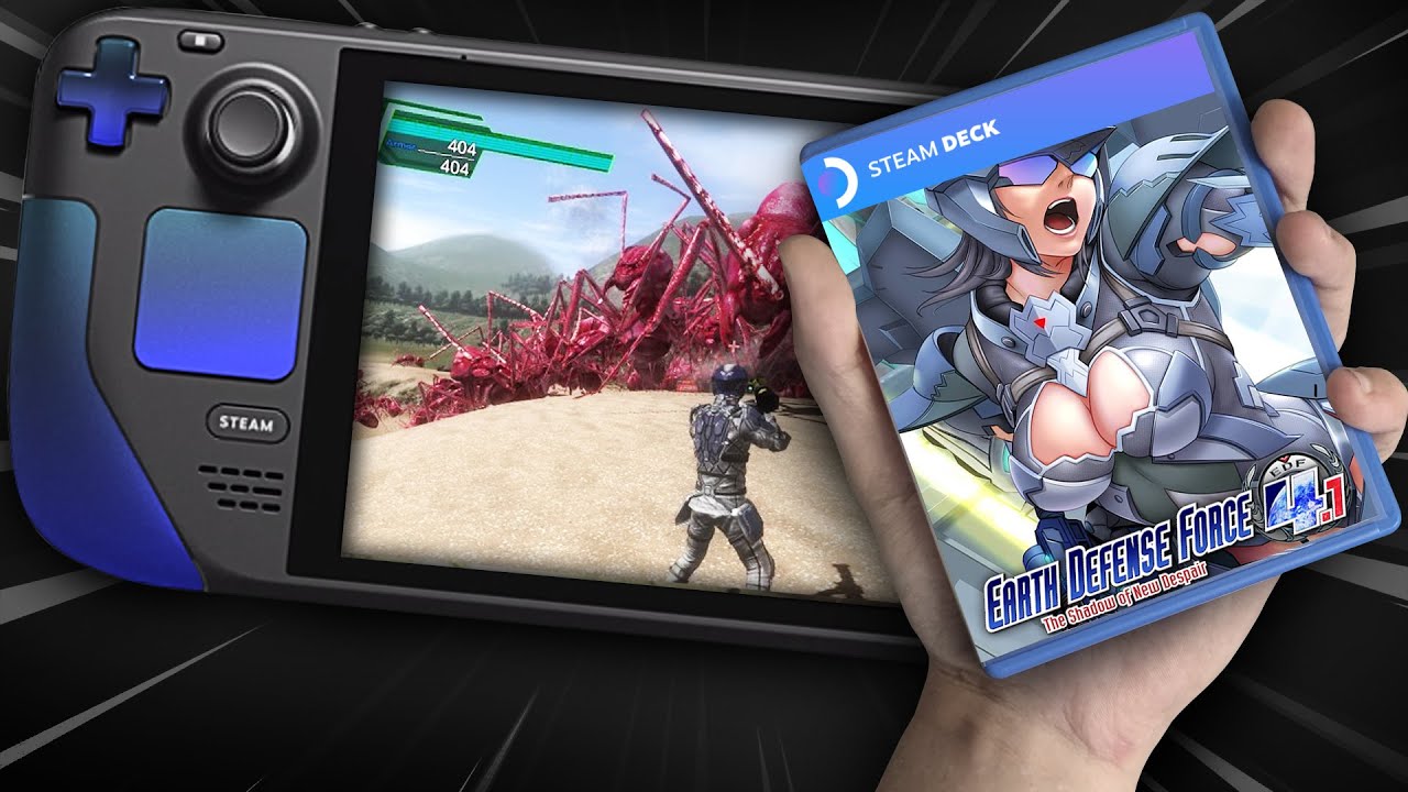 STEAM DECK ft. Earth Defense Force 4.1 The Shadow of New Despair