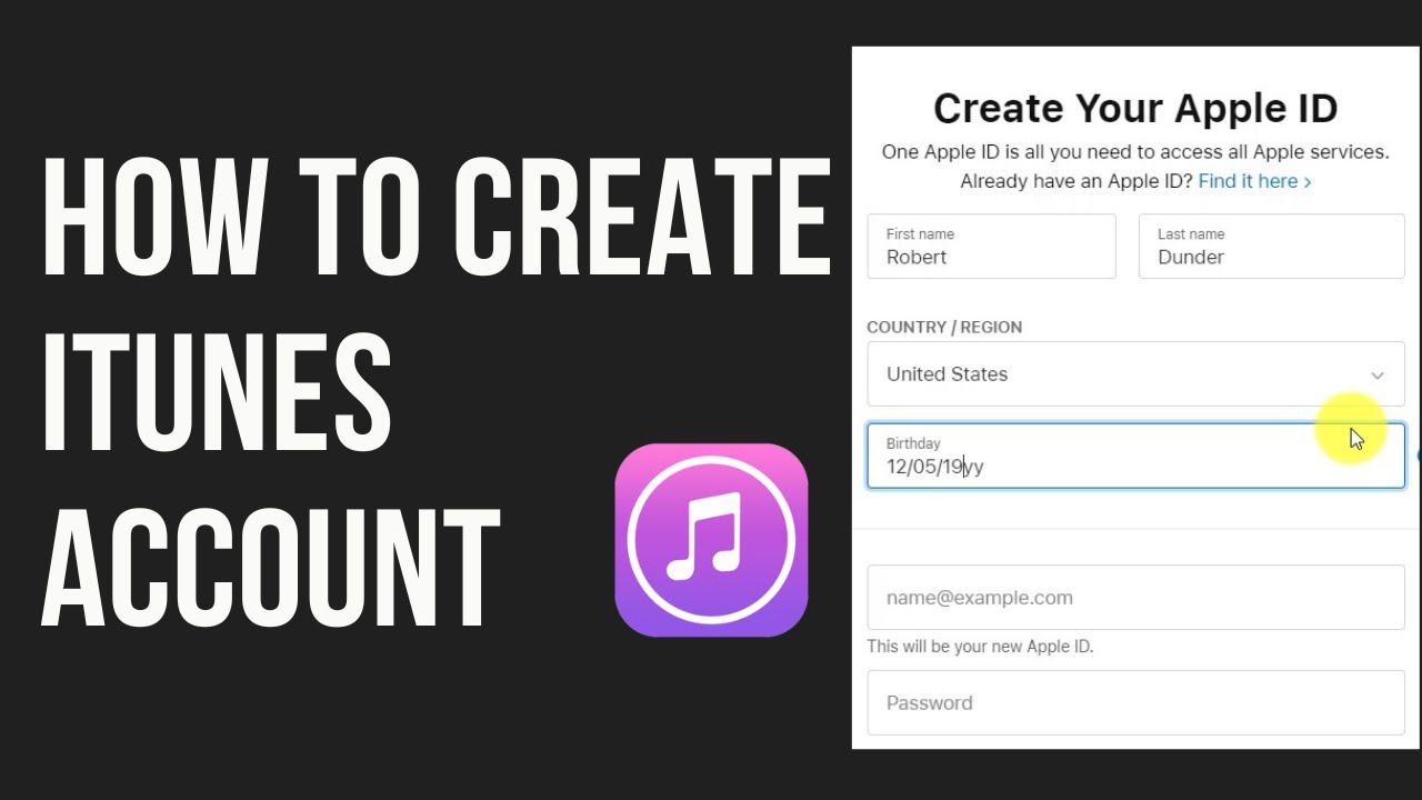 How To Create an iTunes Account - iTunes Sign up