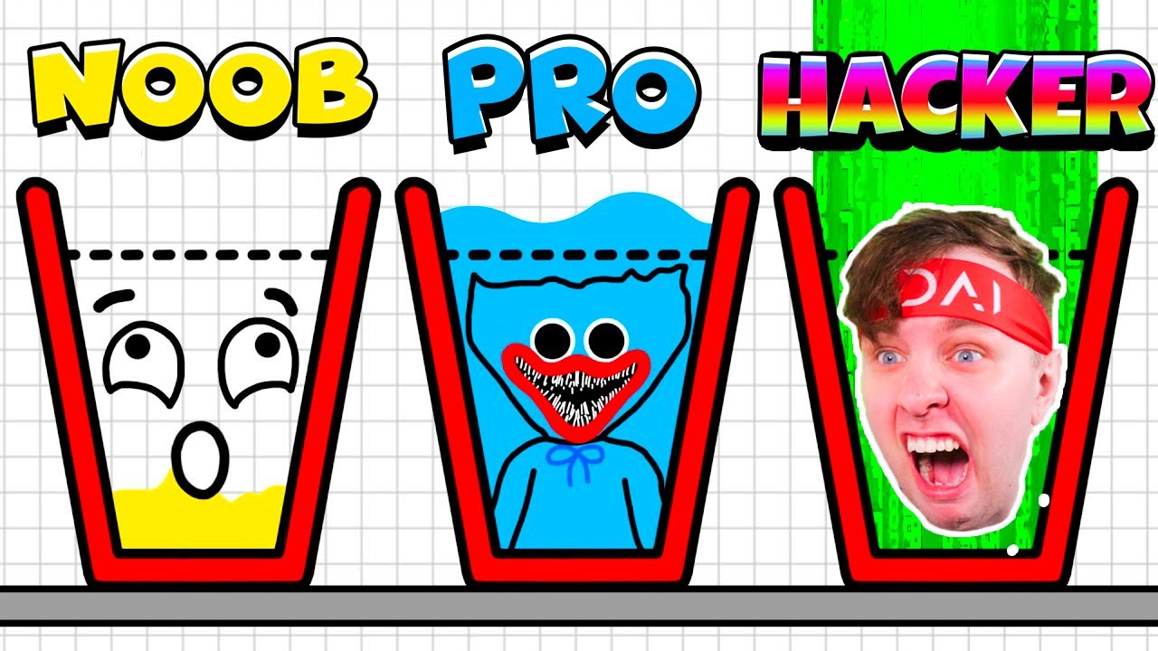 KAN JAG FYLLA RÄTT GLAS? NOOB vs HACKER (Happy Glass)